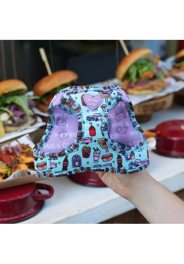 Mypug&co Arnés Body Fast Food M