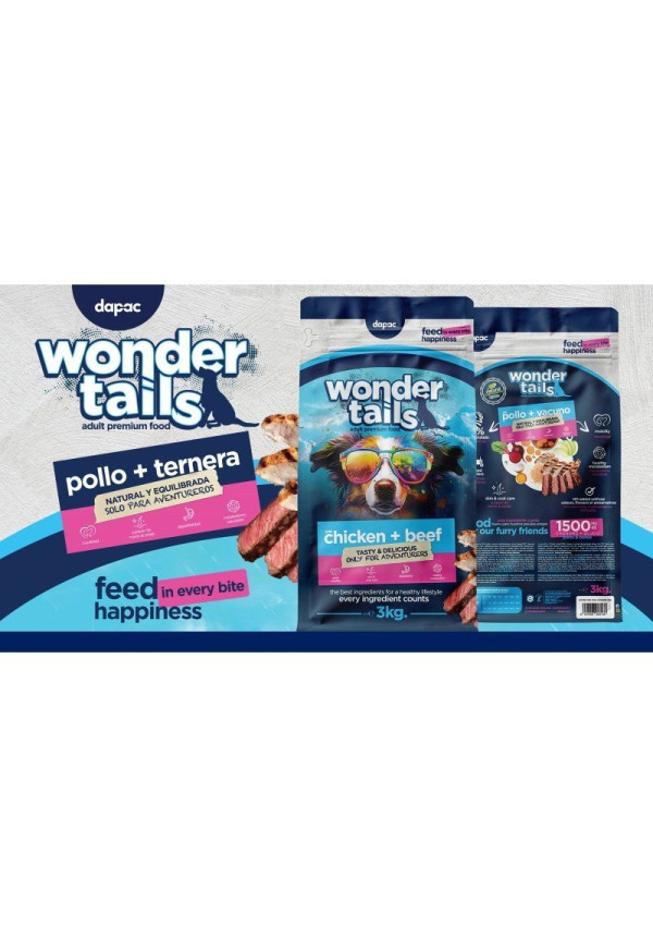 Wonder Tails dogs 3KG