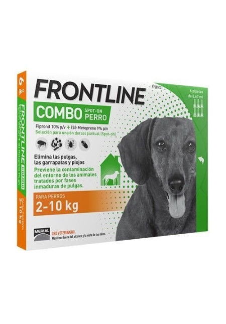 FRONTLINE COMBO Spot-On Perro 2-10 kg (3 PIPETAS) FRONTLINE COMBO Spot-On Perro 2-10 kg (3 PIPETAS)
