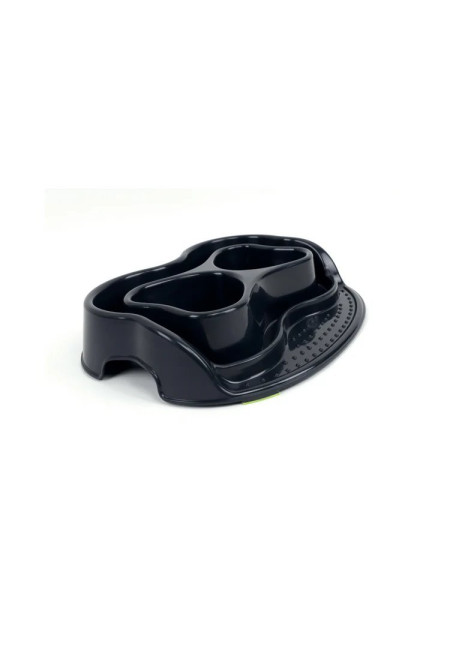 ECO HEART BOWL-COMEDERO DOBLE PLÁSTICO - 2X500ML