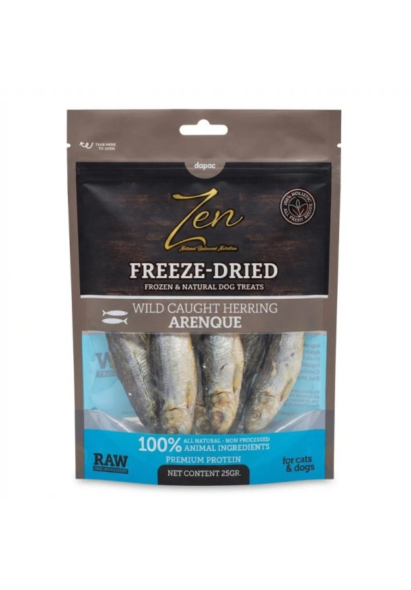 ZEN Freeze dried Snacks de Arenque liofilizado 25GR
