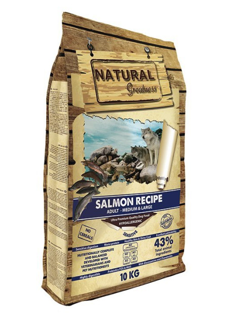Natural Greatness RECETA DE SALMÓN 10KG