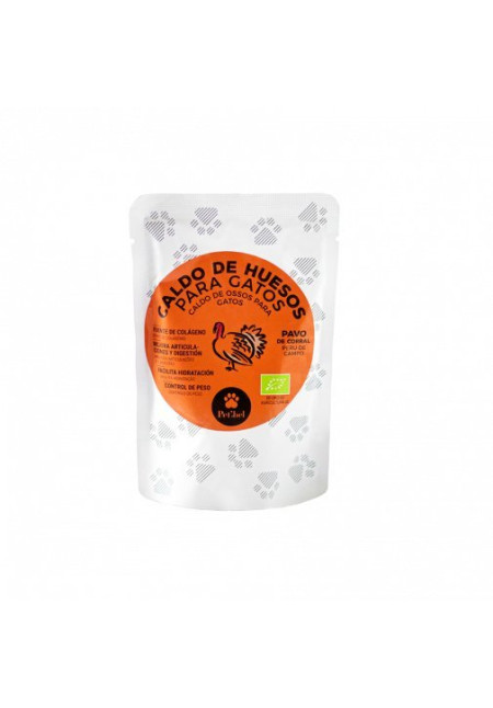 Caldo de huesos de pavo ecológico para gatos 100ML Caldo de huesos de pavo ecológico para gatos 100ML