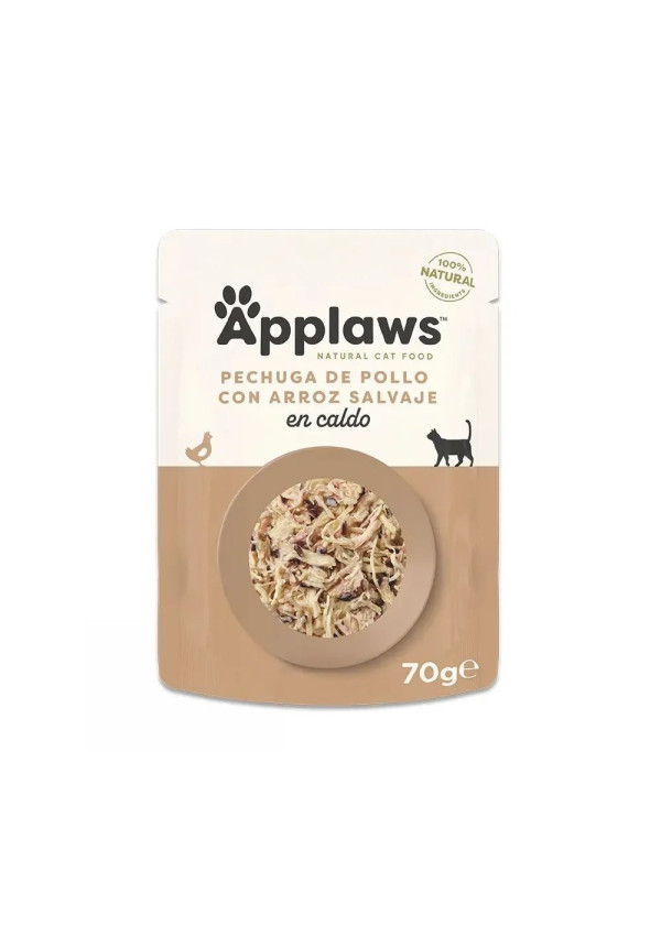 Applaws Pollo Con Arroz Salvaje 70 gr