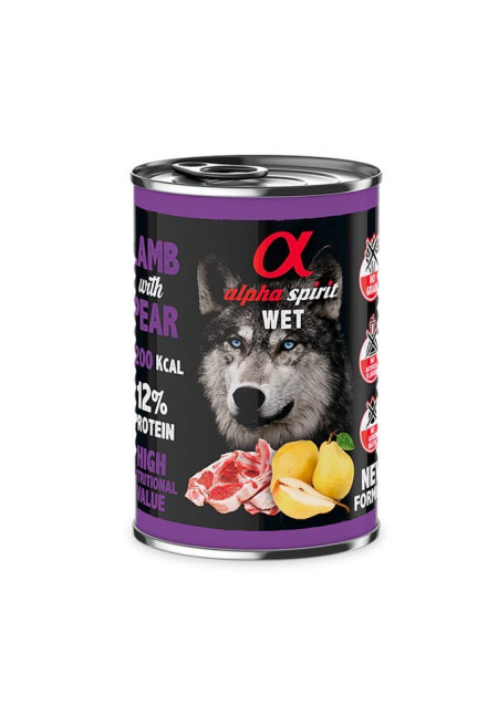 Paté de Cordero con Pera para Perros 400gr Paté de Cordero con Pera para Perros 400gr