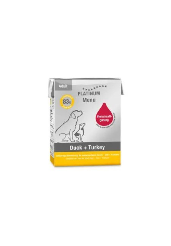 Platinum Menu Adult Duck and Turkey 375GR