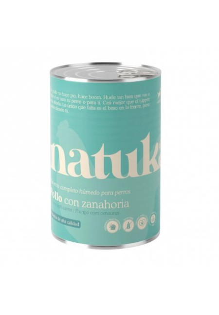 Natuka Pollo y Zanahorias 400GR Natuka Pollo y Zanahorias 400GR
