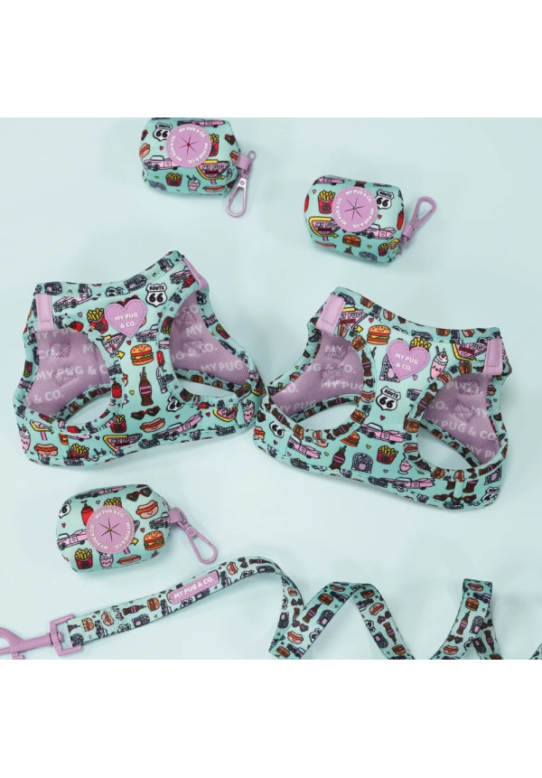 Mypug&co Arnés Body Fast Food M