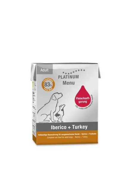 Platinum Menu Adult Iberico and Turkey 375GR Platinum Menu Adult Iberico and Turkey 375GR