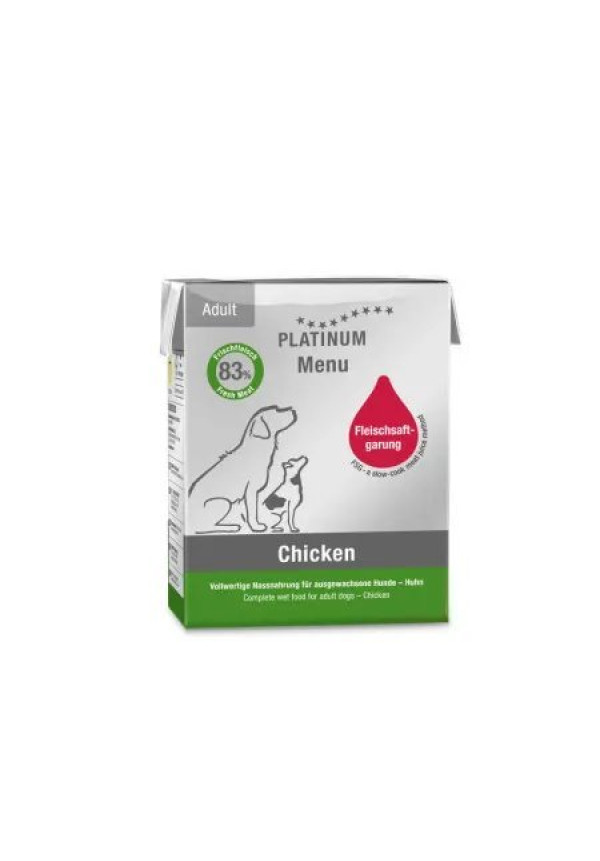 Platinum Menu Adult Chicken 375GR