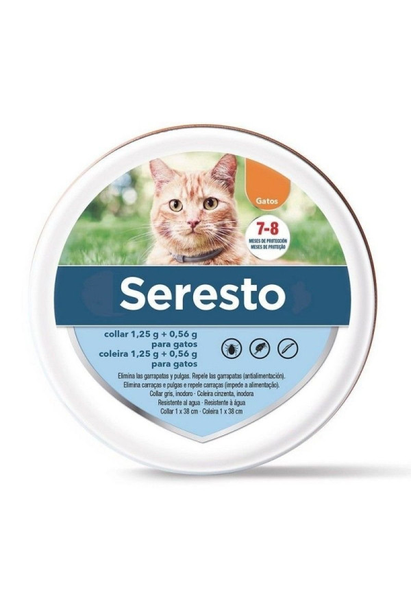 Collar Antiparasitario Seresto para gatos