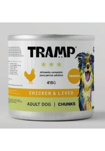 TROZOS PARA PERRO ADULTO POLLO CON HÍGADO 415g
