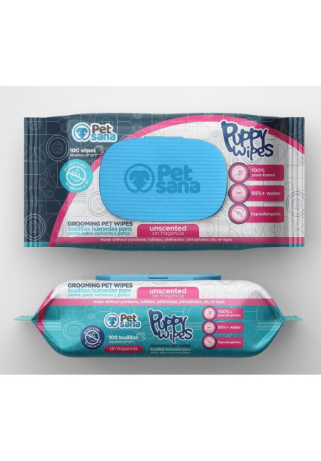 PetSana Puppy Wipes (100 unidades)