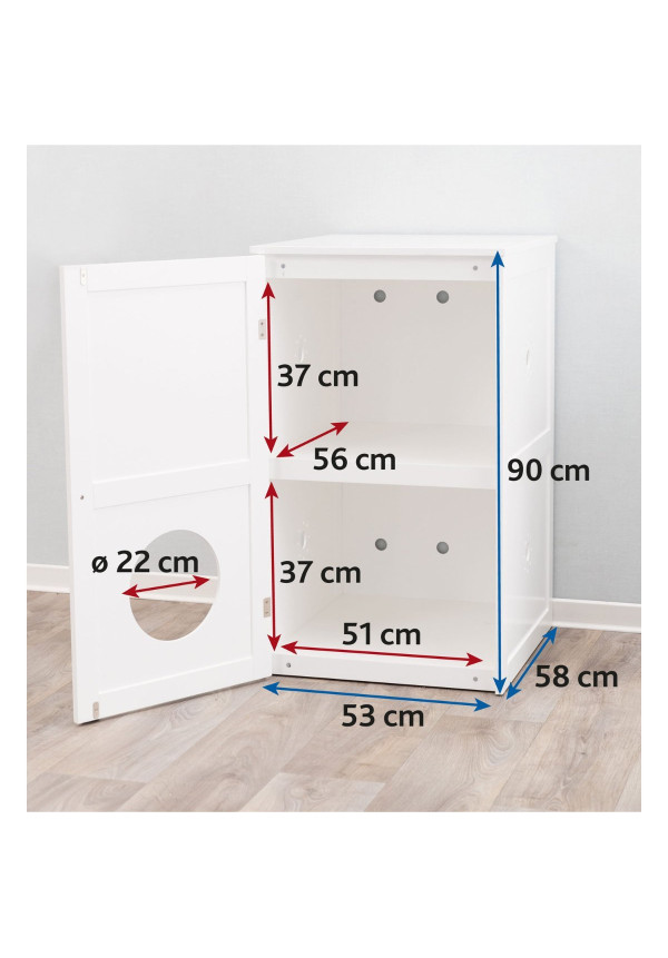 Casa para Gatos con 2 Pisos trixie
