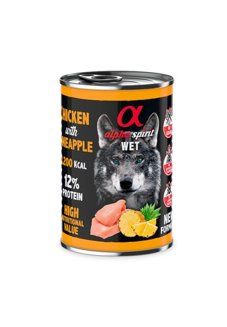 Paté de Pollo con Piña para Perros 400gr Paté de Pollo con Piña para Perros 400gr