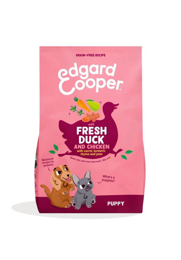 Edgard Cooper Cachorro Pato y pollo frescos 2.5kg