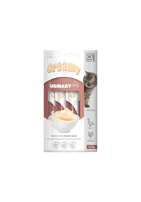 Creamy Cat Treat Urinary con Pato y Pollo 60 Gr